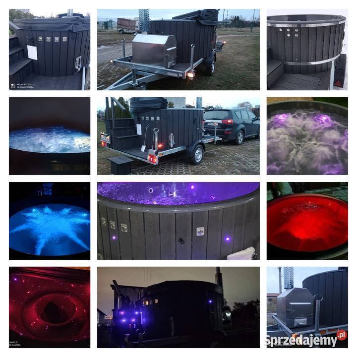 Balia Bania Sauna jacuzzi Spa ogrodowe piec na Gdańsk