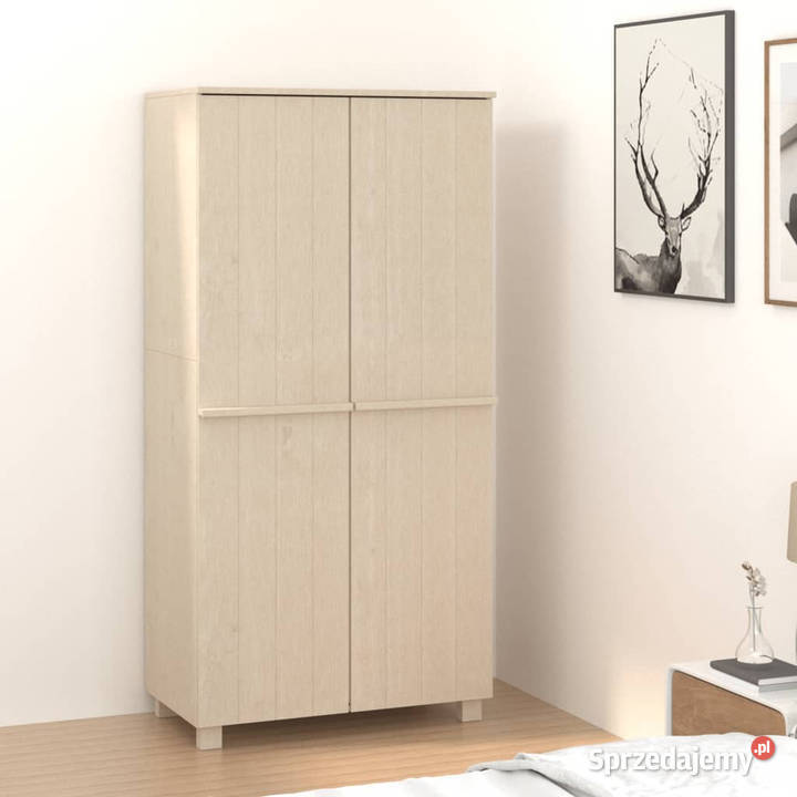 Szafa HAMAR miodowy brąz 89x50x180 drewno Warszawa