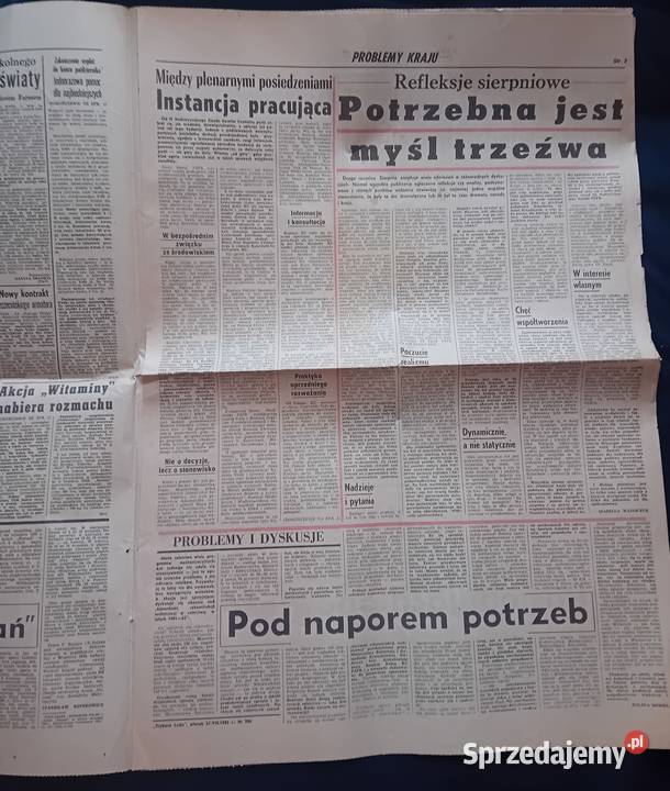 Trybuna Ludu 206 Wtorek 31 sierpnia 1982 r Antykwariat Koźminek sprzedam
