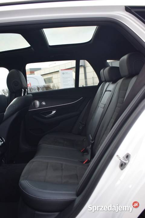 Mercedes E220d 4 matic AMG biała perła elektrochrom. lusterka boczne Komorniki