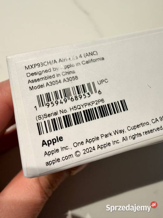 Sluchawki Apple AirPods4 dolnośląskie Olszyna