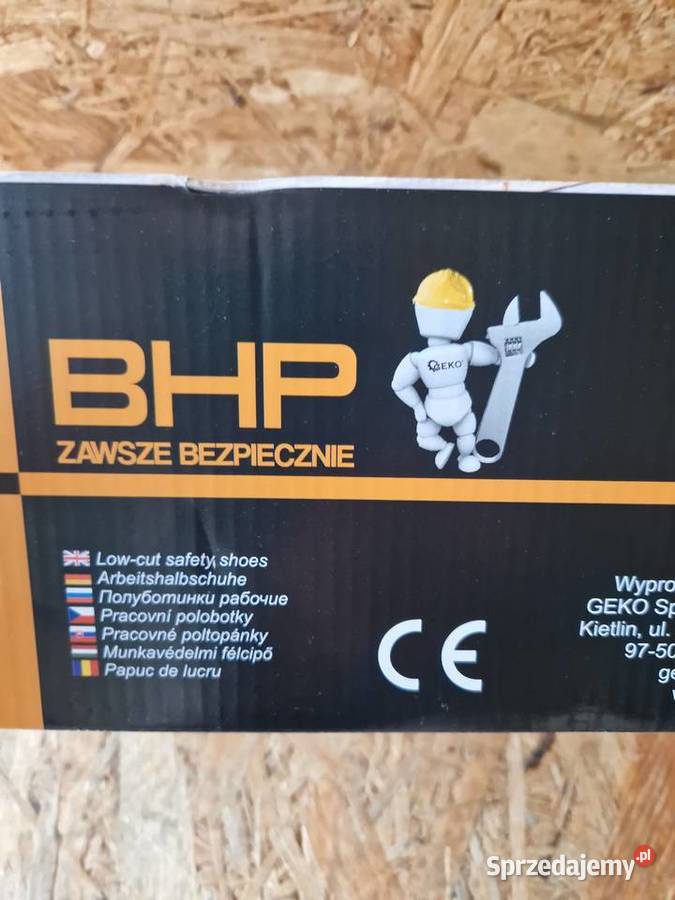 Buty robocze ochronne model Geko G90504 mix Na buty wielkopolskie Głogowa sprzedam
