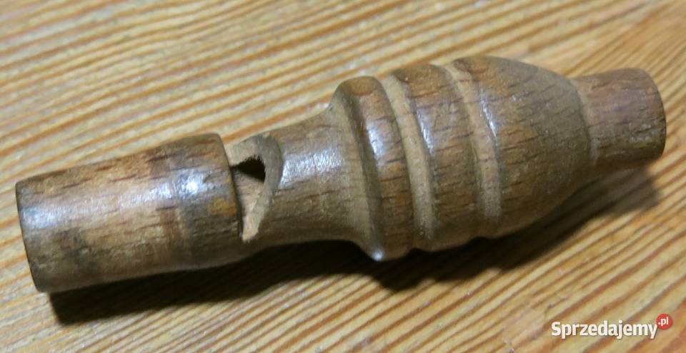 Gwizdek drewniany 75 podobno harcerski z drugiej Kraków