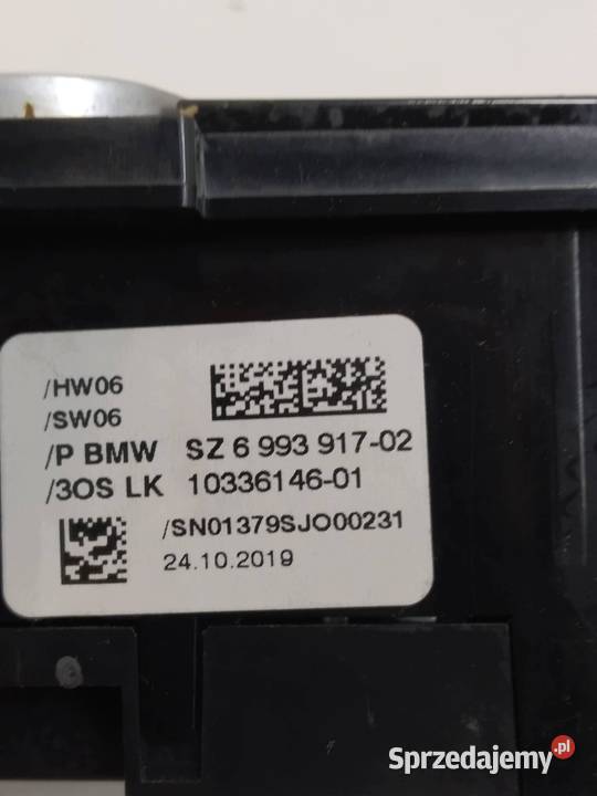 PRZEŁĄCZNIK PANEL STEROWNIA 6993917 Bmw Seria 5 Rok produkcji 2019