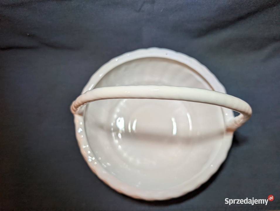 Porcelanowy Koszyk Pleciony Vintage lata 80 Stan wielkopolskie Piła