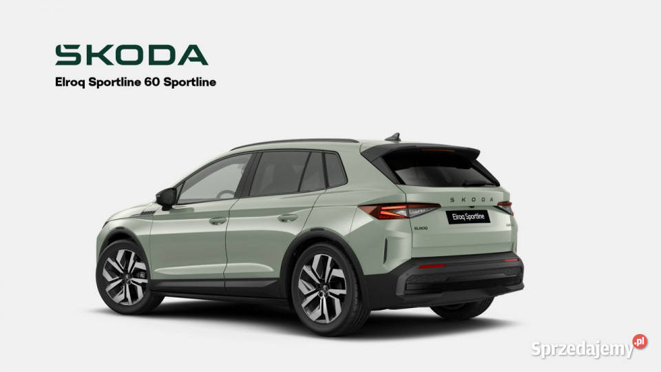 koda ELROQ 60 63kWh 204 Nowa elektryczna Skoda wielofunkcyjna kierownica Łódź