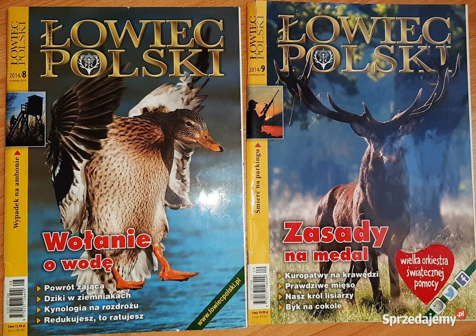 Magazyn Sezon i Łowiec Polski 9 egzemplarzy Sosnowiec sprzedam