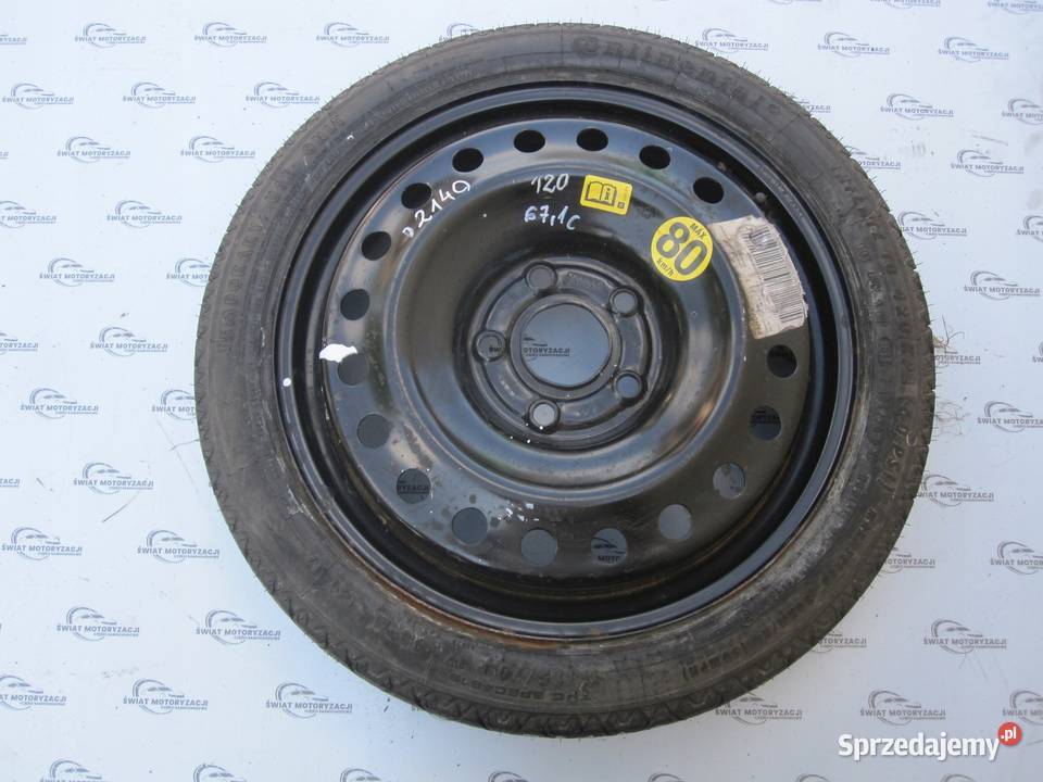 OPEL INSIGNIA koło dojazdowe 1257017 98M 5x120 Koła dojazdowe świętokrzyskie