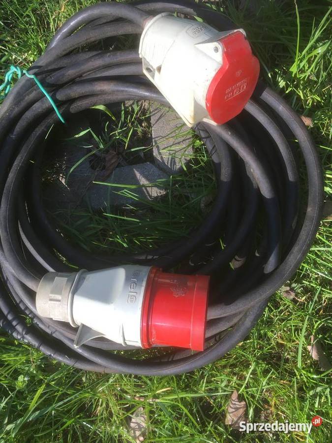 Przedłużacz 3 fazowy 4x25 mm2 w gumie Wtyk 32A i Kraków