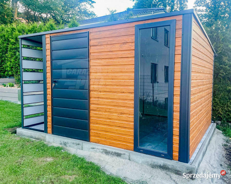 Schowek Domek Ogrodowy 3x3 wiata 07m Drzwi okno Sanok