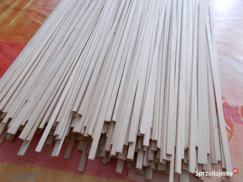 Deski deseczki kołki modelarskie balsa drewno