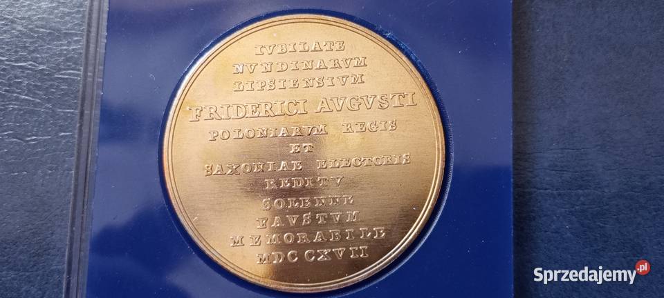 Stare monety Medal August II Mocny 269 podkarpackie Lesko sprzedam