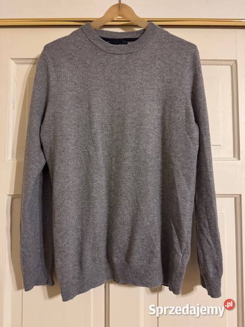 Sweter męski M PullBear szary ciepły dzianina z Częstochowa