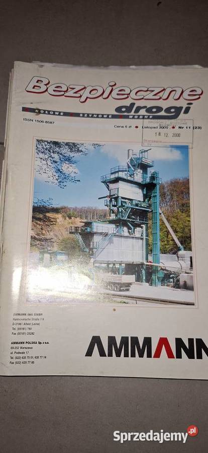 Kolekcja 16 numerów Bezpieczne Drogi 19992000 Konin