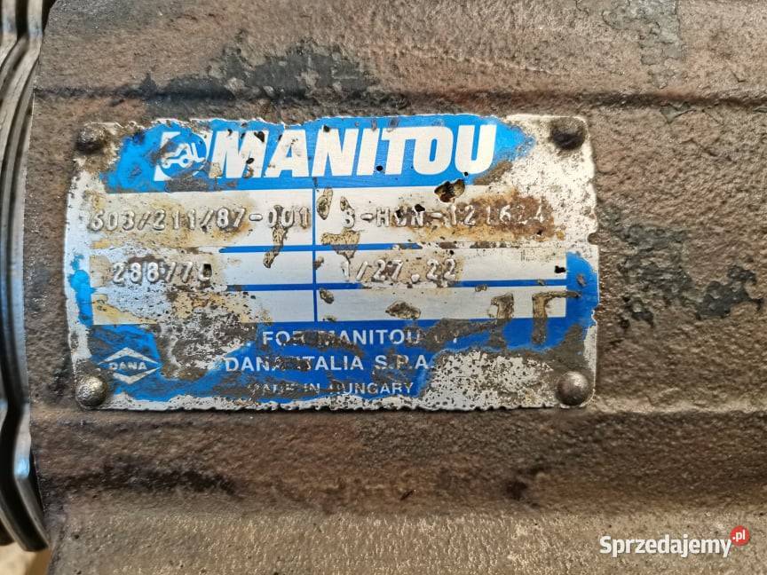 Środek mostu 11X31 Manitou MLT 62575H Części Wilkowo