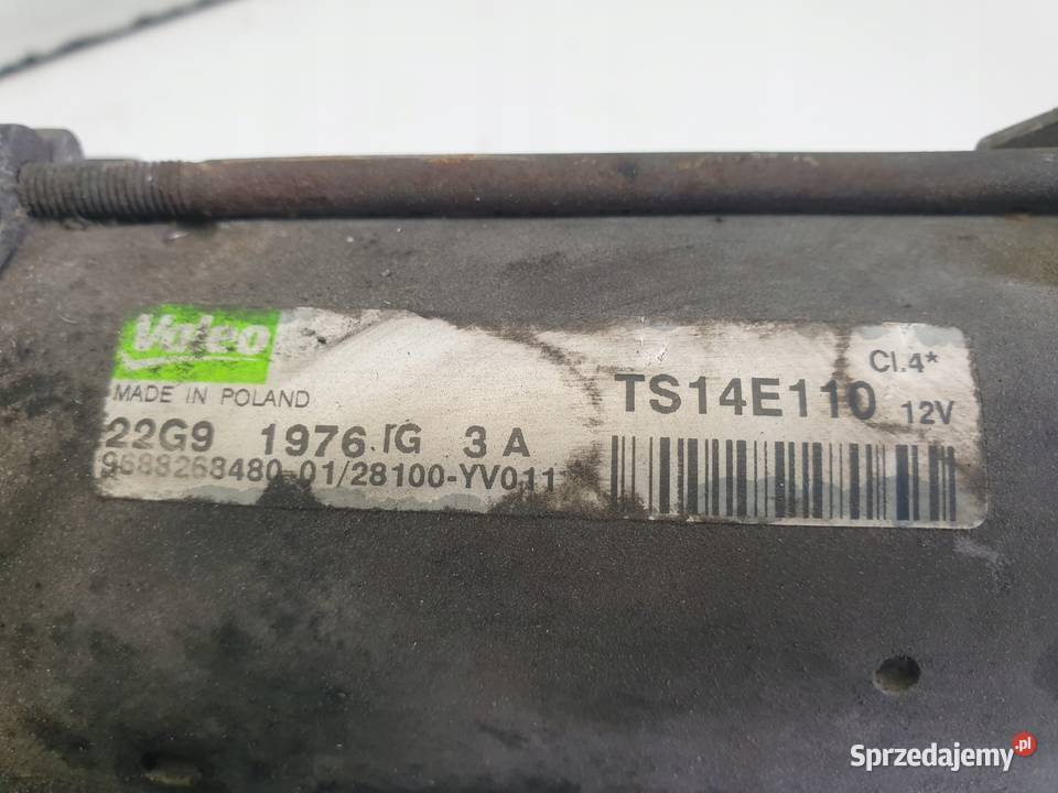 ROZRUSZNIK Citroen C4 16 HDI ROZRUSZNIK TS14E110 osobowe Rudka