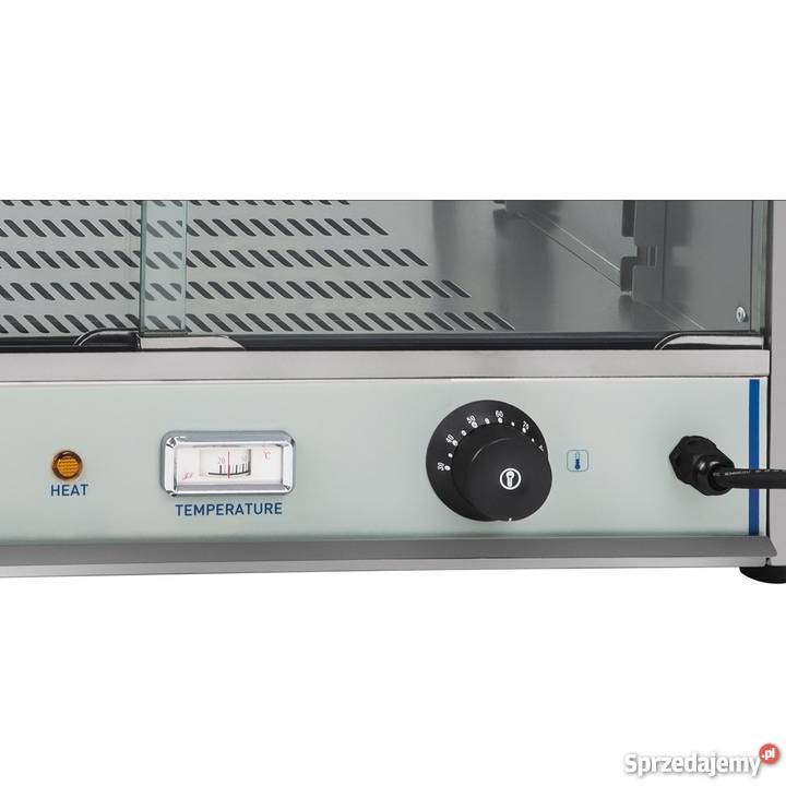 Witryna ekspozycyjna grzewcza 1000W przesuwne Gastronomia Poczesna