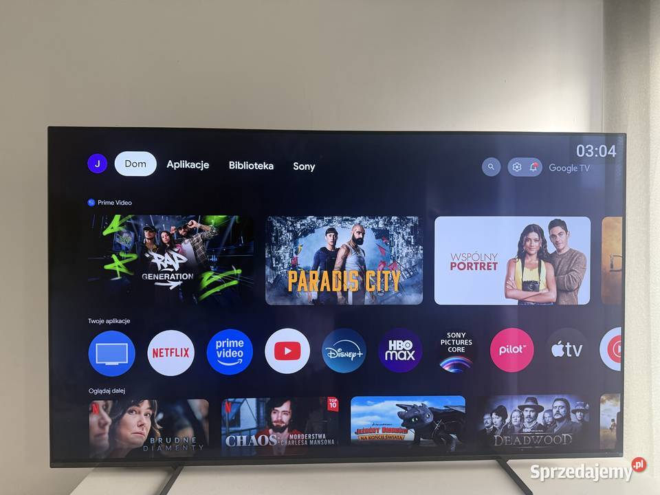 Telewizor Sony model No XR65 A80K OLED Okazja