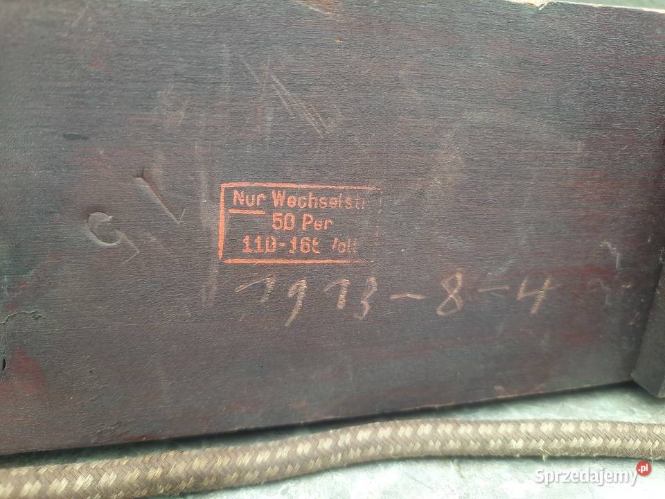 80 Stary zegar bufetowy elektryczny Siemens Tczew