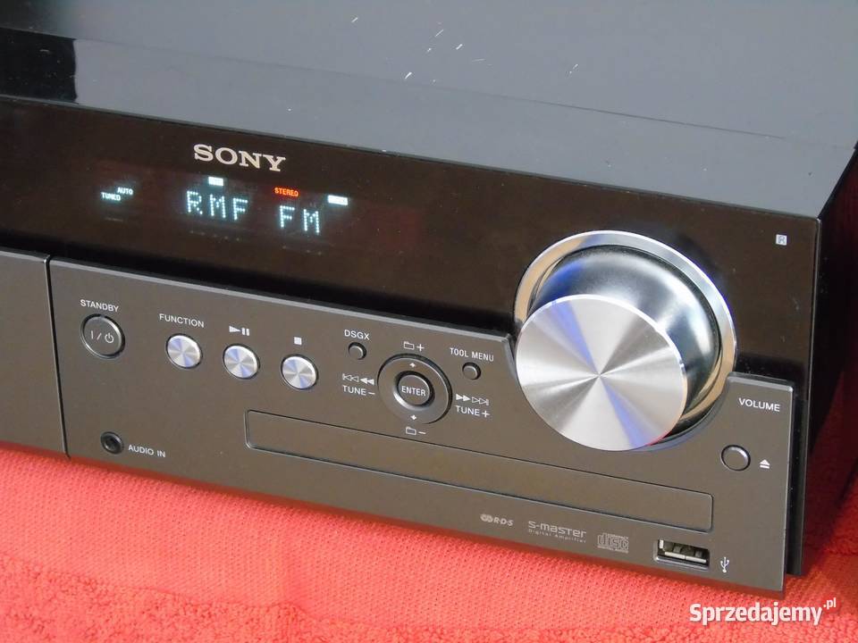 Wieża Sony USB mp3 CD RDS AUX kol sprawna Jasło