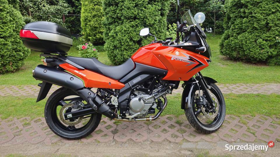 Motocykl Suzuki Vstrom 650 z 2009 ze znikomym nieuszkodzony Kielce sprzedam