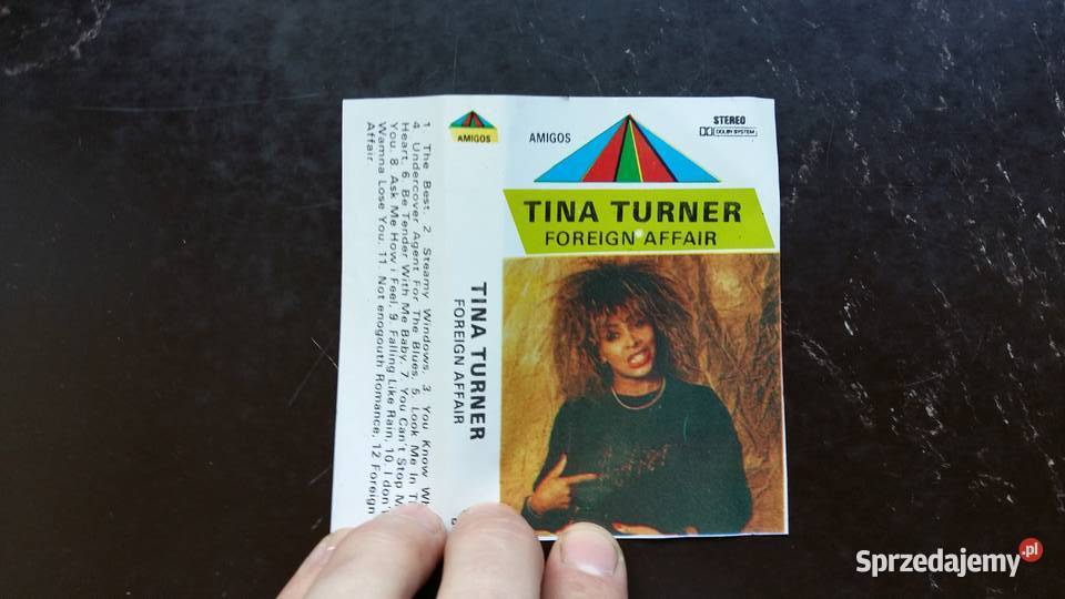 Kaseta magnetofonowa Tina Turner Foreign affair Siemiatycze sprzedam