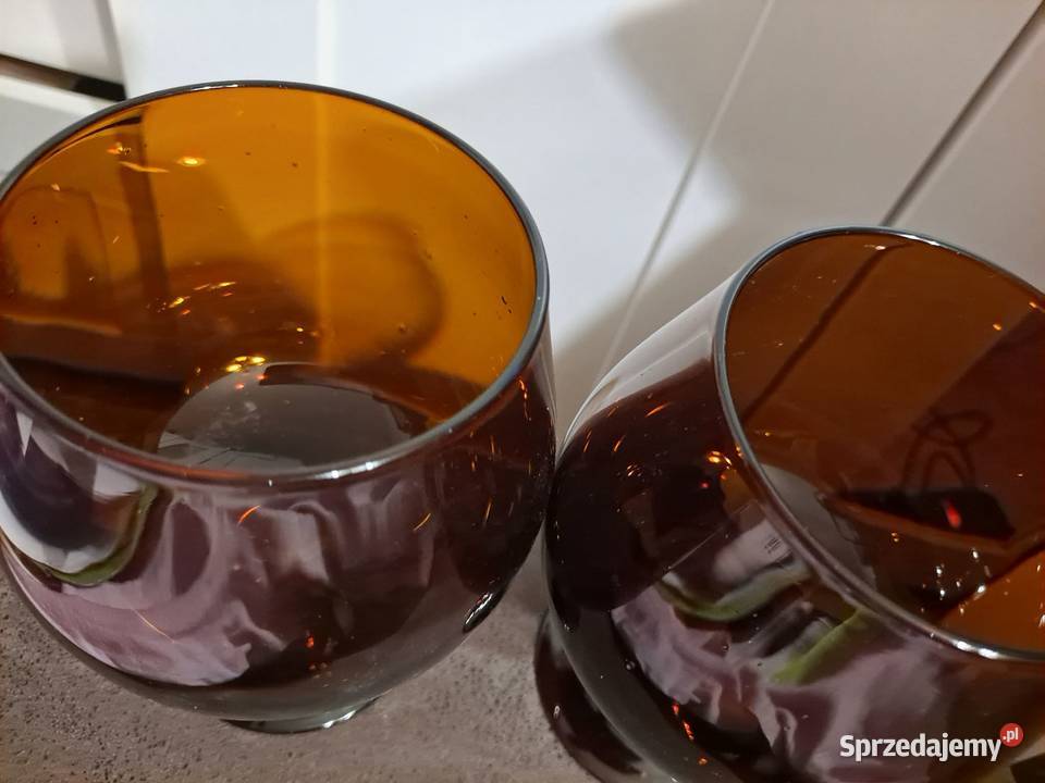 Horbowy kieliszki rubinowe PRL Kraków