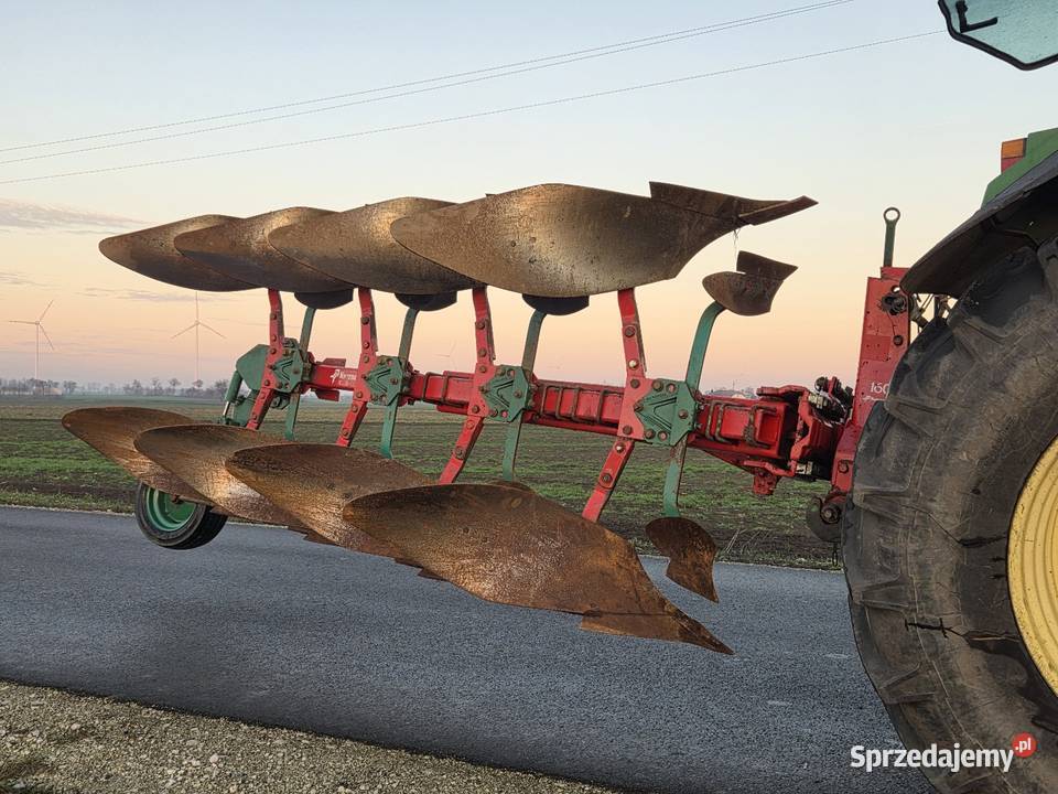 Pług obrotowy 4 skibowy kverneland vd 85 ładne Czołowo