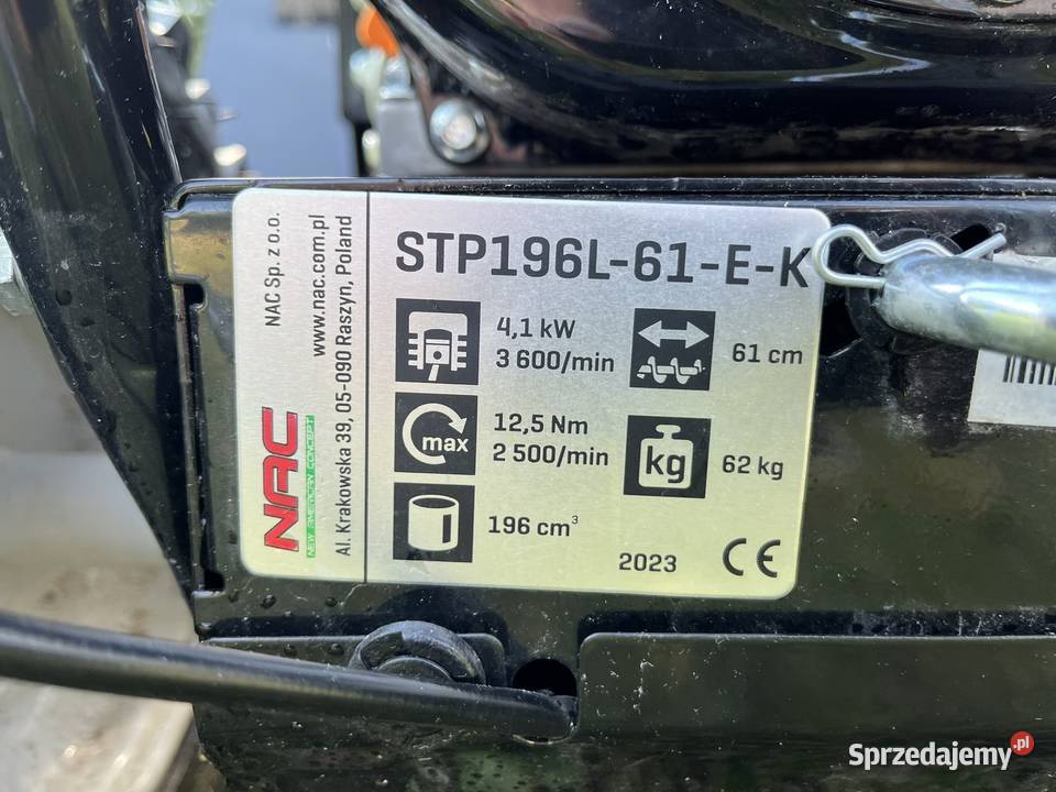 Odśnieżarka spalinowa NAC STP196L61EK nowa 55HP Nowy Targ