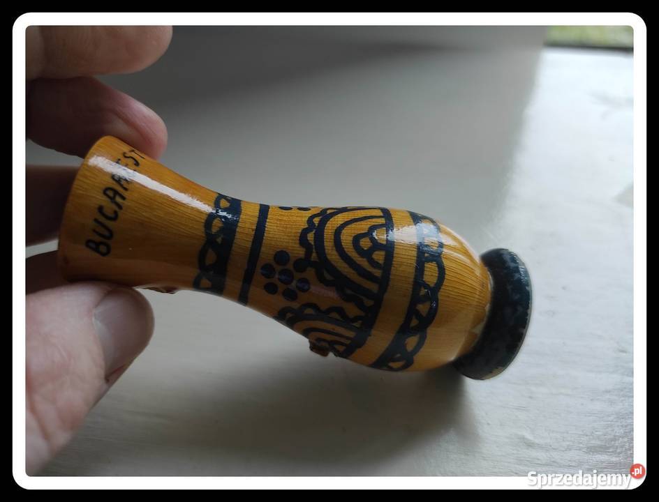 Pamiątka wazonik miniaturka Bucarest Roumanie Płock