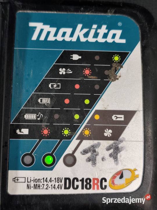 Ładowarka Bateri Akumulatorów Makita DC18RC Poddębice