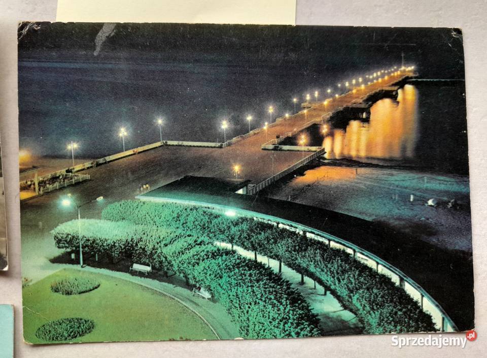 Trzy stare pocztówki kartki pocztowe Sopot z Dąbrowa Górnicza