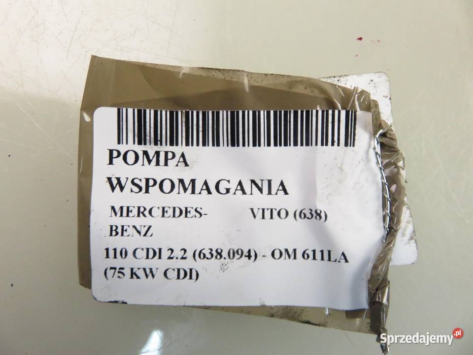 POMPA WSPOMAGANIA MERCEDESBENZ VITO 22 CDI
