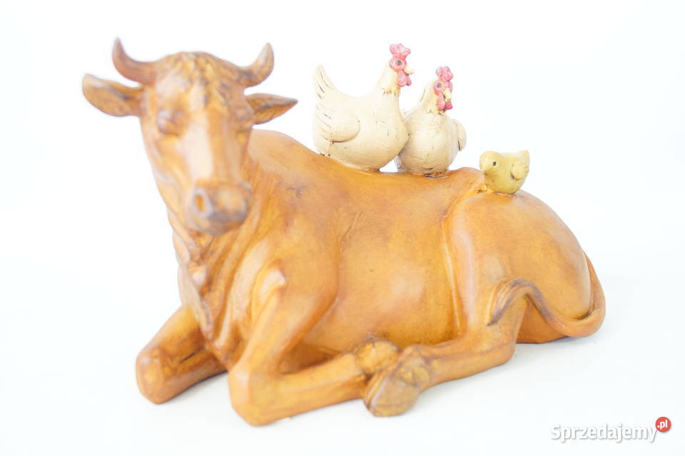 KOGUT I KURY figura dekoracyjna Farma rzeźba Gizałki