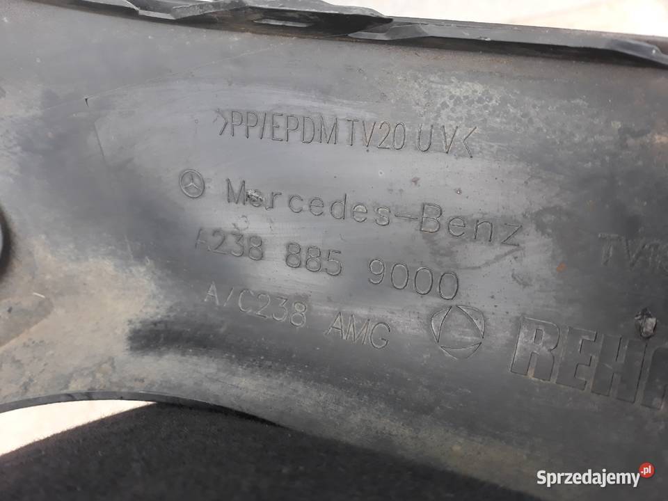 MERCEDES W238 AMG DYFUZOR SPOILER ZDERZAKA TYŁ wielkopolskie Międzychód sprzedam