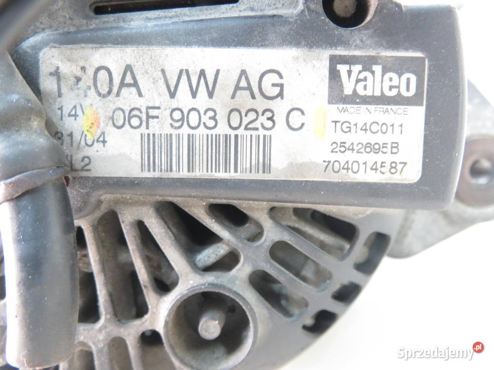 ALTERNATOR SEAT ALTEA 5P1 20 FSI BLR 06F903023C