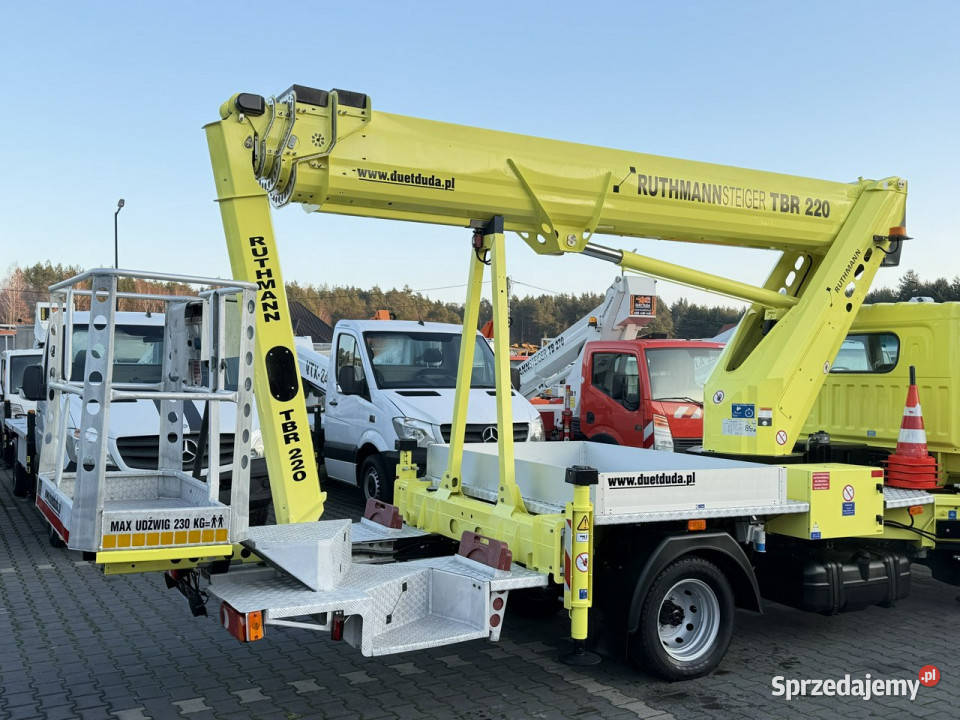 Nissan Cabstar Podnośnik Koszowy 22m RUTHMANN elektryczne szyby Widełki