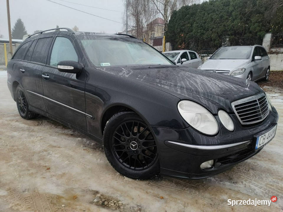 Mercedes E 320 Automat Lpg Bogata wersja W211 światła przeciwmgielne Mercedes-Benz Bydgoszcz