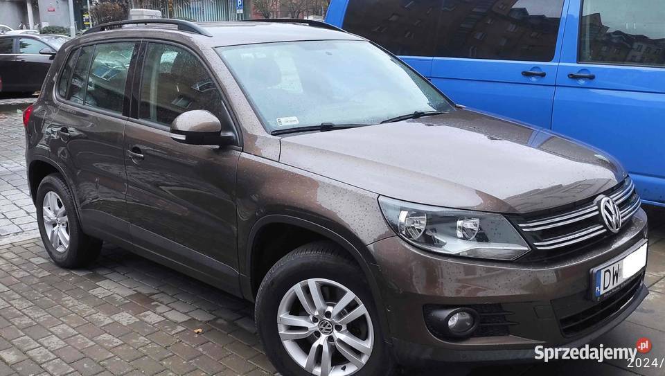 Volkswagen Tiguan 2014 r Przebieg 98000 poduszka powietrzna dolnośląskie