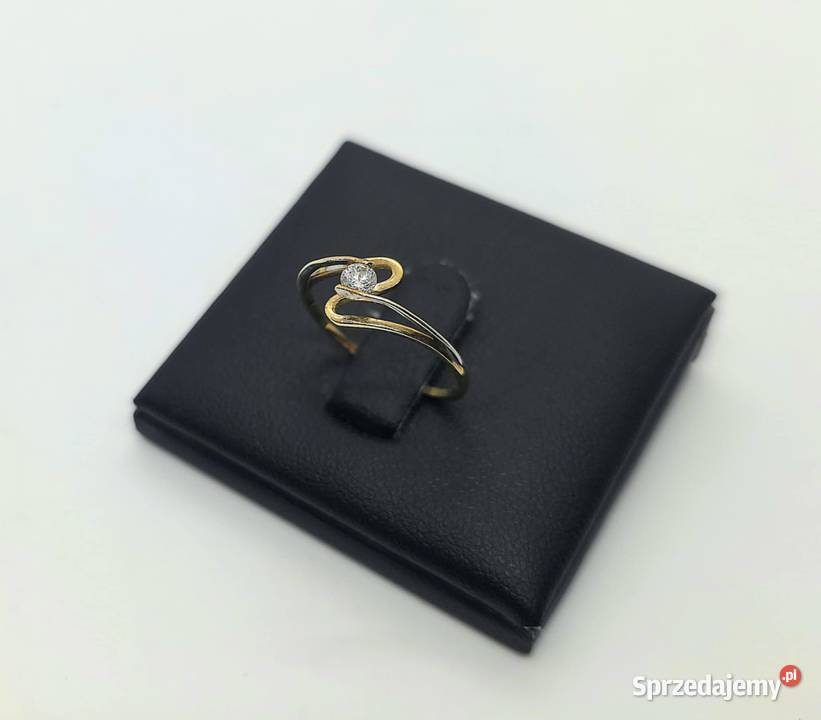 Złoty pierścionek próby 333 064g Rozmiar 11