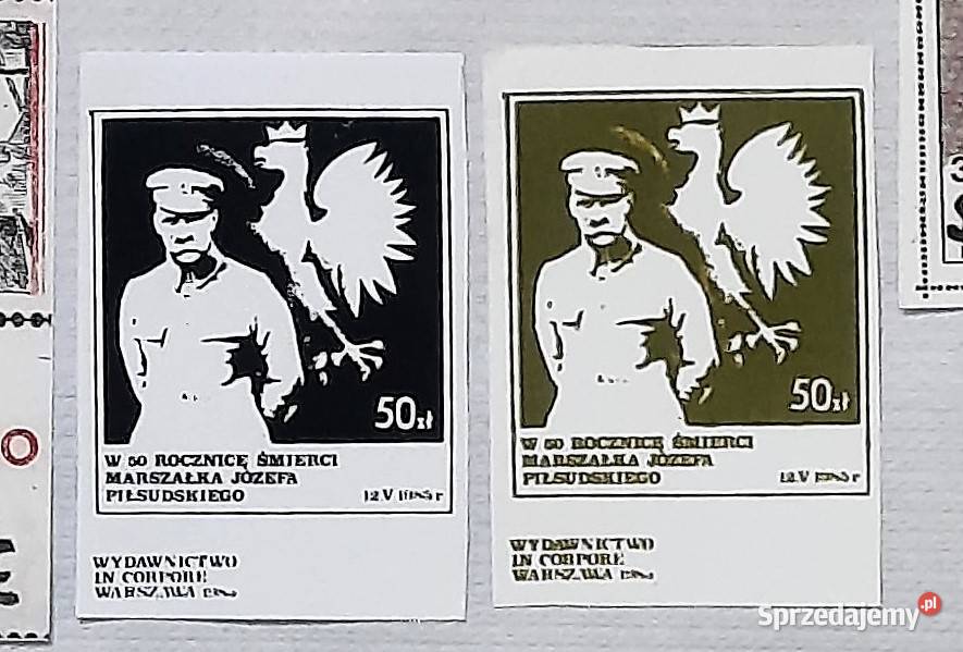 Zestaw Znaczków Podziemna Solidarność Gliwice