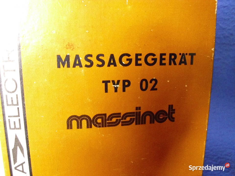 Masażer niemiecki Sprzęt i urządzenia do masażu sprzedam
