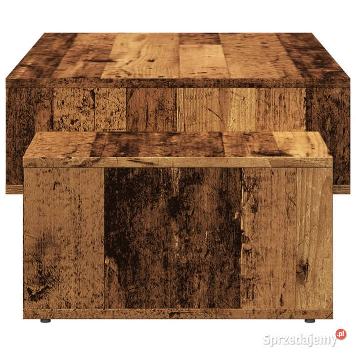 Stolik kawowy stare drewno 105x55x32 WM856670 mazowieckie Warszawa