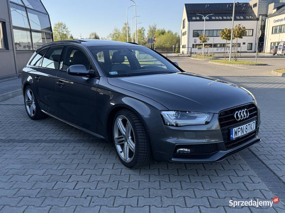 Audi A4 B8 18 SLine Daytona Grey BO relingi dachowe