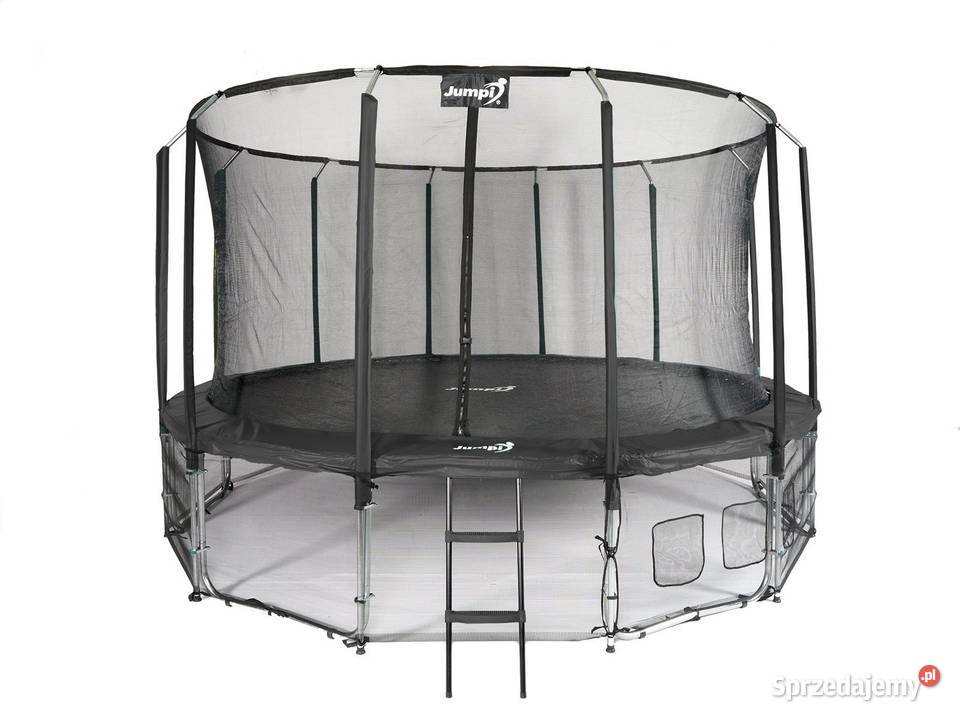 Trampolina Ogrodowa 48716ft czarna Maxy Comfort Lubiechów sprzedam
