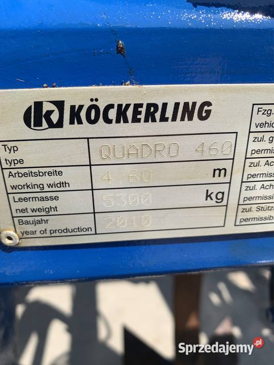 Agregat uprawowy Kckerling Kokerling Quadro Kockerling Barlinek sprzedam