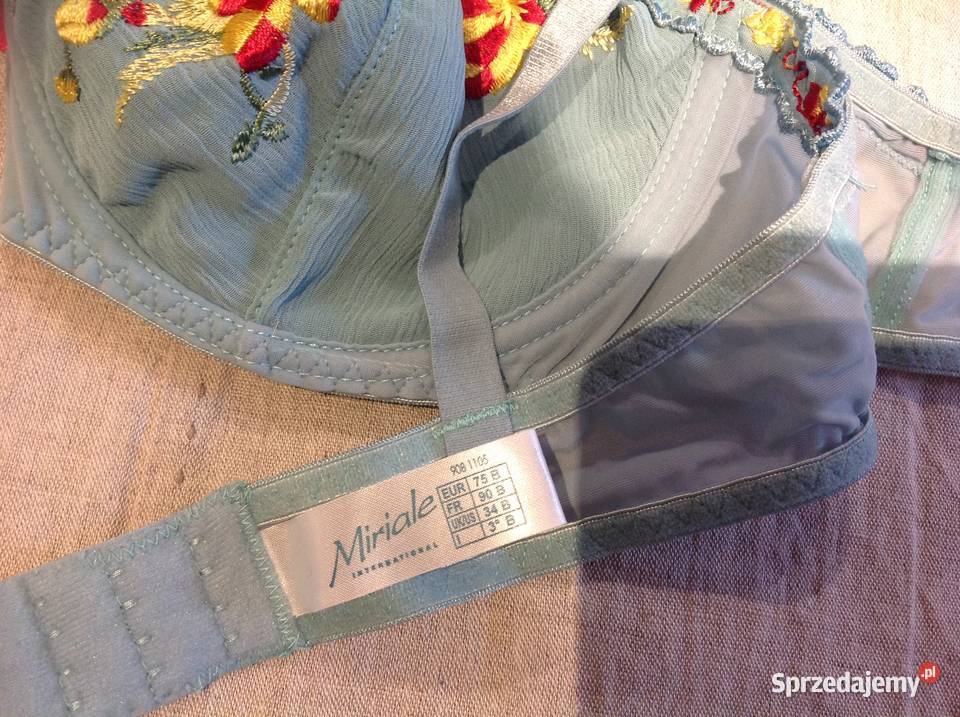 Biustonosz Stanik MIRIALE 75B haft Nowa Sól sprzedam