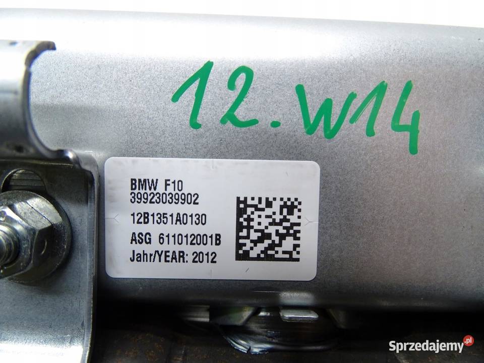 PODUSZKA AIRBAG POWIETRZNA PASAŻERA BMW F10 F11 małopolskie
