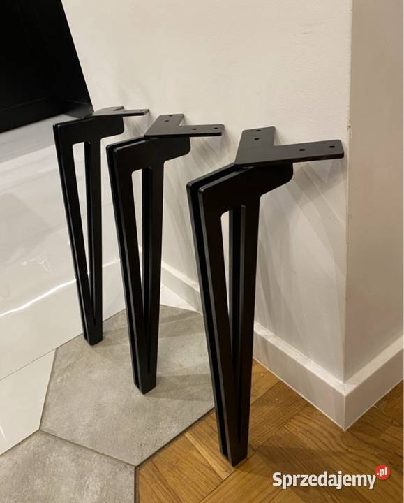 Czarna Noga do stołu loft Stolik kawowy 45 Bochnia