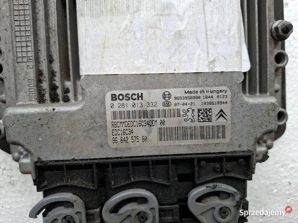 Komputer Sterownik Silnika Peugeot 307 Wisznice